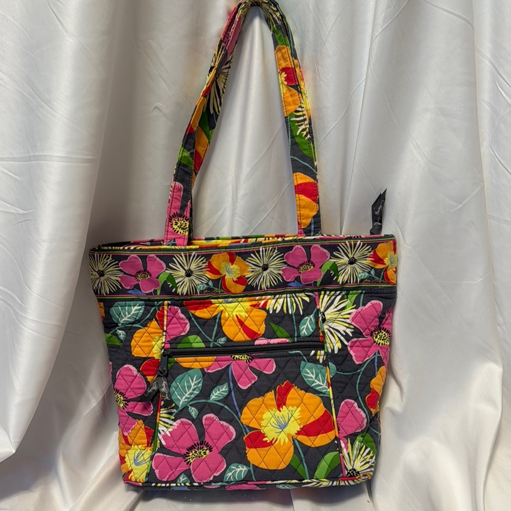 Vera Bradley Floral Quilted Tote Bag